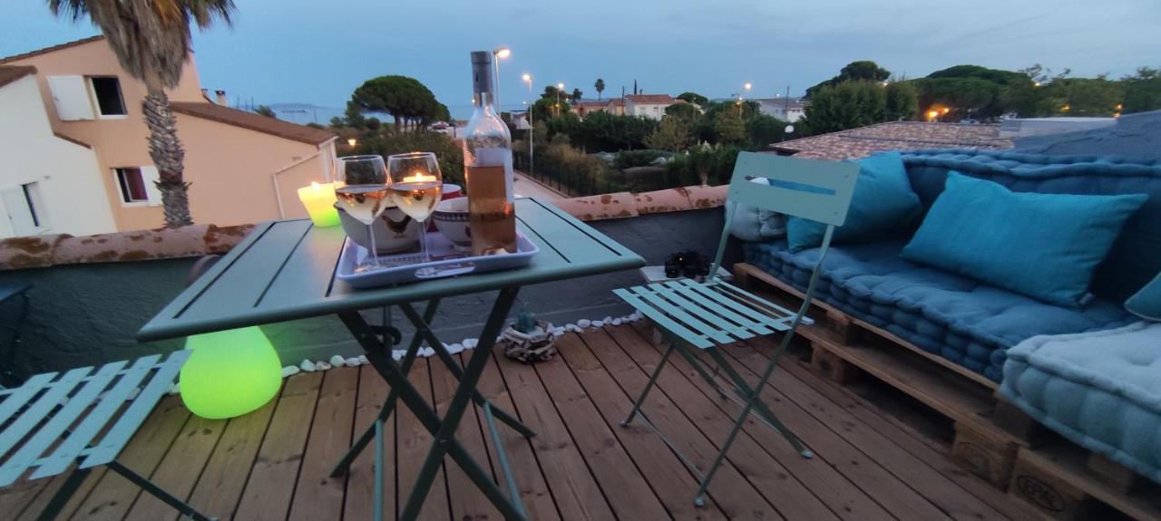 Suite Avec Tropezienne Vue Mer Hyères Exterior foto